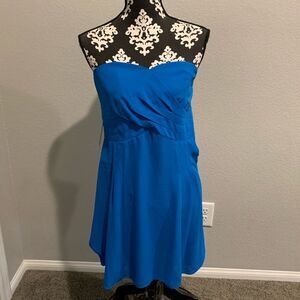 Express Blue chiffon dress NWT